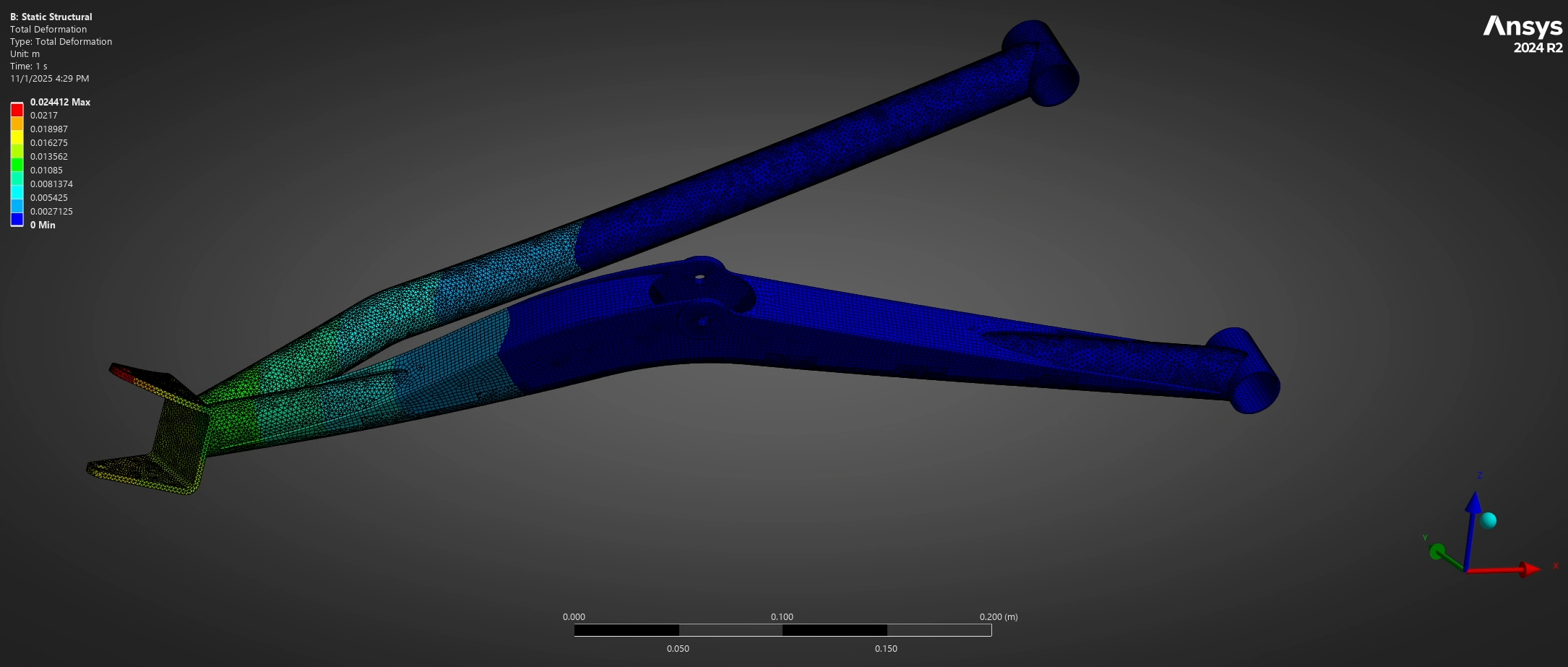 Suspension Arm FEA